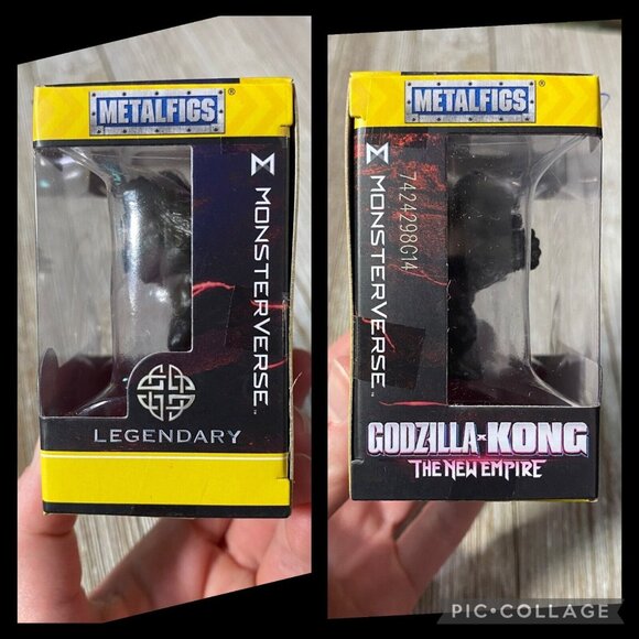 Godzilla x Kong The New Empire Godzilla And Kong Set Of 2 Metalfigs Die Cast Toy - Picture 12 of 15